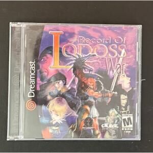 Record of Lodoss War (Sega Dreamcast, 2001) Video Game Vintage Retro